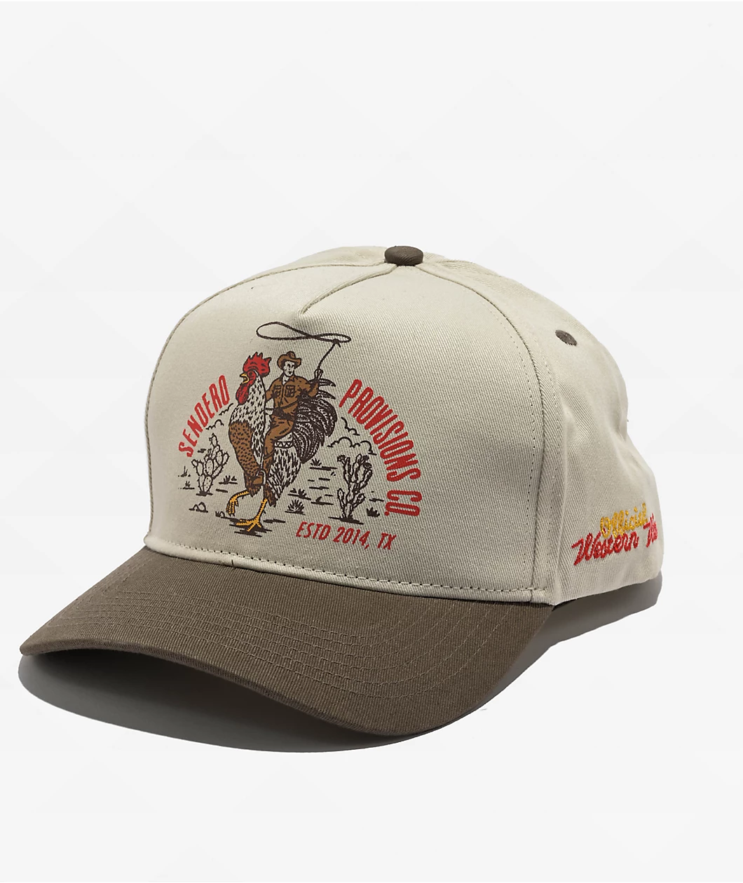 Gorra Snapback Sendero Western Tan